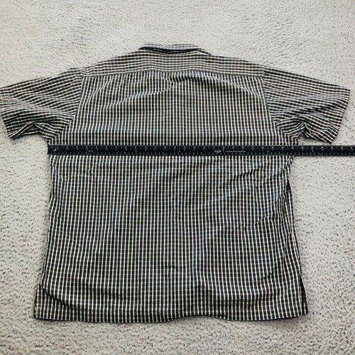 Vintage Polo Ralph Lauren Shirt Mens Large Green Blue Plaid Clarence Sport - Picture 8 of 9