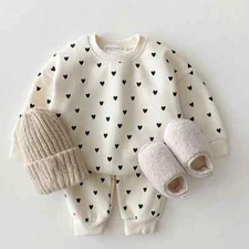Baby Clothing Sets Kids Boys Hoodie Suit Toddler Girls Clothes Casual Clothing