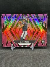 PINK ROOKIE 2023 Phoenix C.J. Stroud Rookie RC Fire Forged TEXANS /175 ***