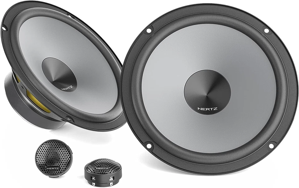 Kit 8 Casse Altoparlanti Hertz K 165 Ant+Post per FIAT Panda 2003>12 +Griglie Tw - Immagine 4 di 4