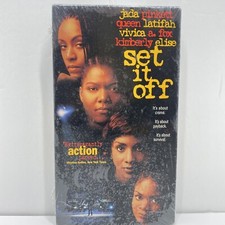 Set It Off VHS, 1997 Sealed Brand New Queen Latifah Jada Pinkett New Line