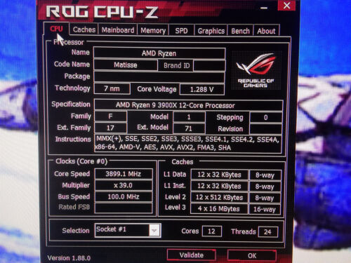 AMD Ryzen 9 3900X Processor (4.6GHz, 12 Cores, Socket AM4 AMD Ryzen 9 3900X Processor (4.6GHz, 12 Cores, Socket AM4