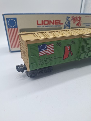 Lionel 6-7613 O Gauge Spirit of 76 State of Rhode Island Boxcar #7613 LN/Box - Picture 3 of 23