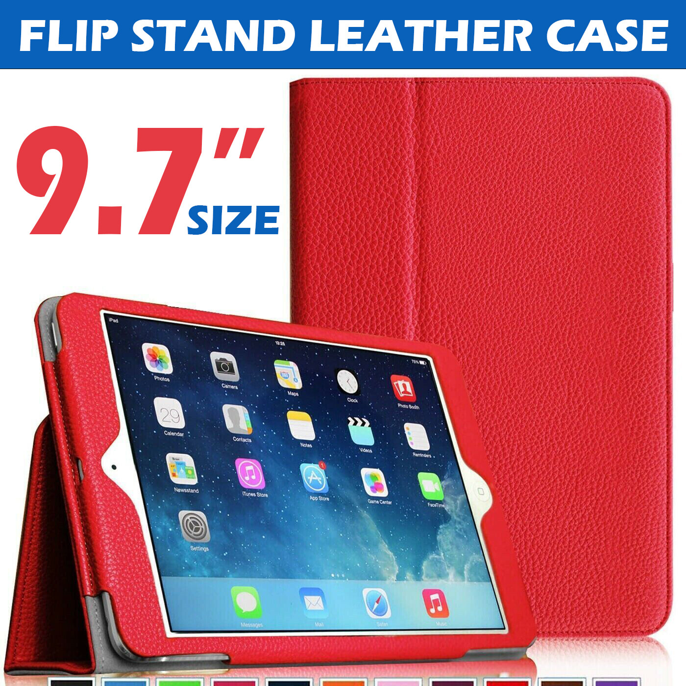 Shockproof Flip Stand Folio Case Cover For iPad Air 1st Gen Air2, 5/6th Gen 9.7" eBay