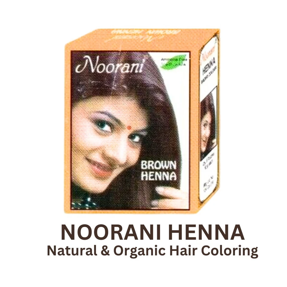 Noorani Henna Natural Hair Coloring Universal 6 Pouches x 10g Free Ship - Image 3 of 4