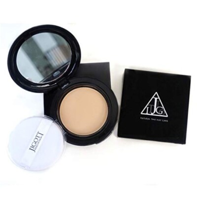 Jigott Natural Two Way Cake Powder Compact 12g Pressed Powder #23 Natural Beige