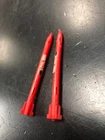 Vintage GI Joe Cobra Vehicle Parts LOT 1983 Fang Helicopter 2 Missiles Bombs OG