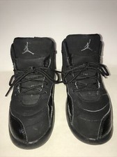 Nike Air Jordan 12 Retro Black Pink Basketball Shoes 510816 006 Kids Size 3Y