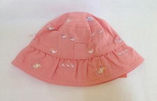 NWT Vtg Gymboree A Birds Life pink bucket bird sun hat baby 0-6 months