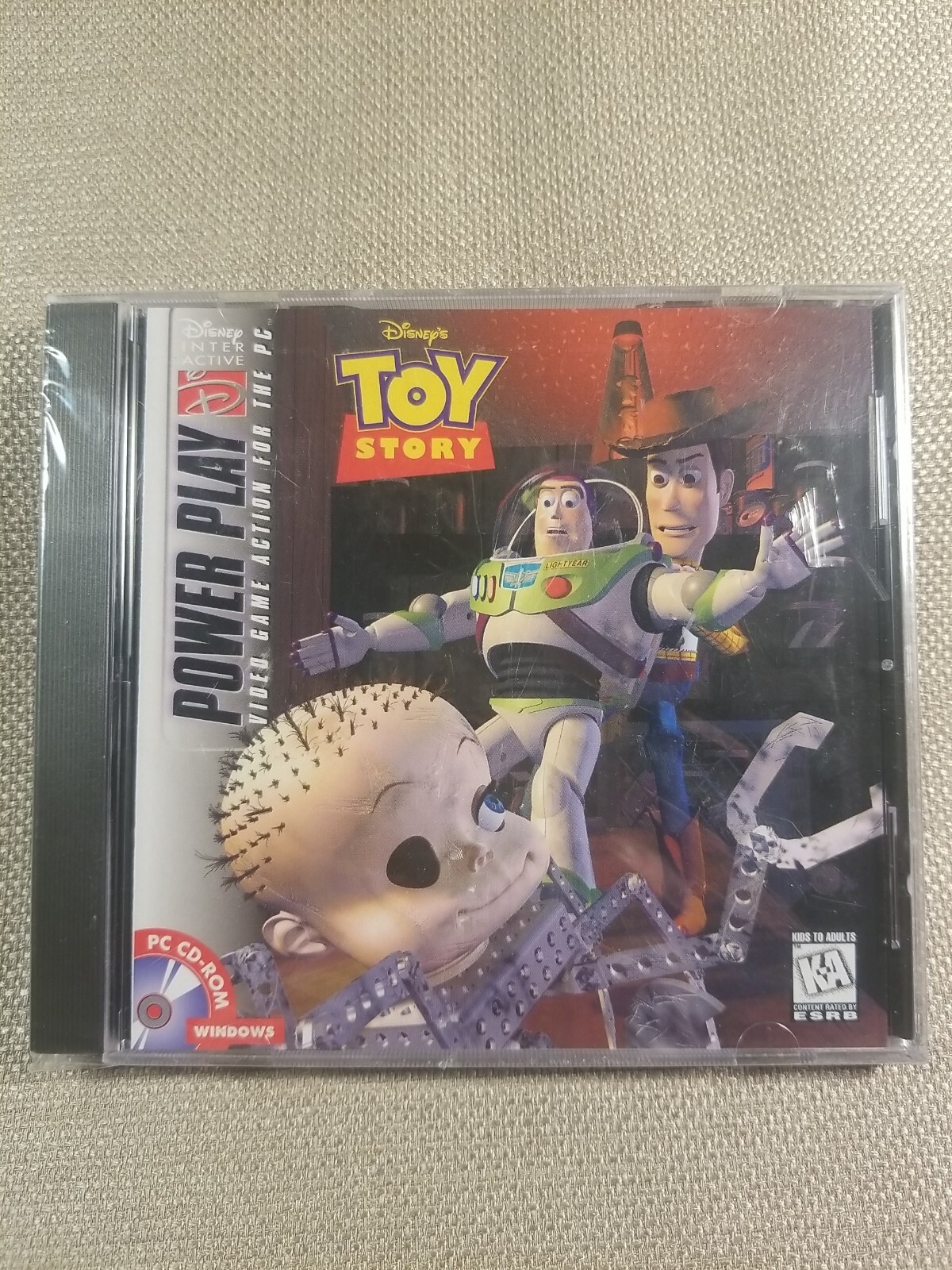 TOY STORY Disney Interactive Power Play Video Game Action for the PC