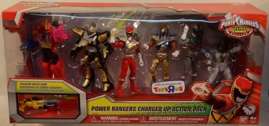 Power Rangers Dino Charge Charged Up Action Pack Gift Set Vivix
