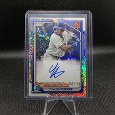 2024 Bowman Chrome Yohairo Cuevas Auto /100