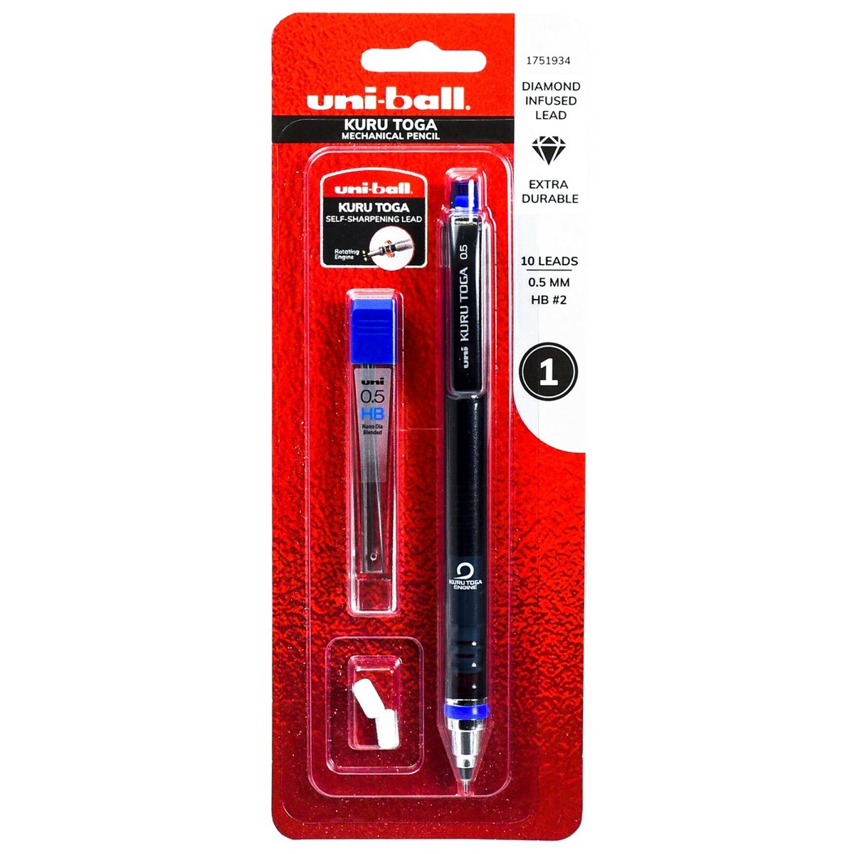 Uni-ball Kuru Toga 0.5 mm 1751934 Mechanical Pencil Starter Set | eBay