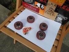 Poison skateboard wheels & FREE BEARINGS* FREEPOST *FREE STICKER * FREE SPACERS