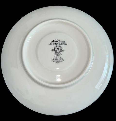 Set Of 4 Vintage Noritake Lorelei 7541 Ivory China Cup & Saucer Set Excellent - Picture 10 of 16