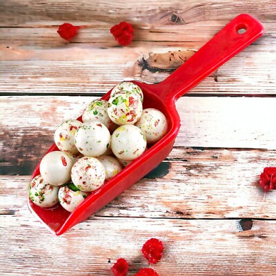 VTG Fridge Magnet Realistic Carnival Candy Scooper Marbled Gum Balls Retro USA