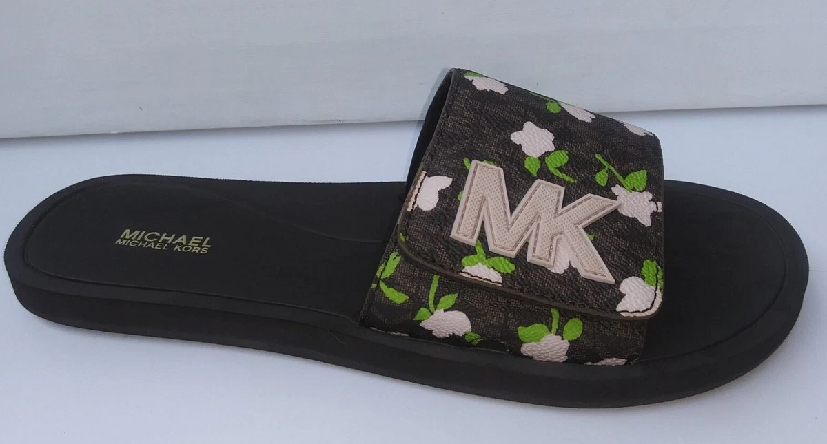 Michael kors 2024 sandals with flowers