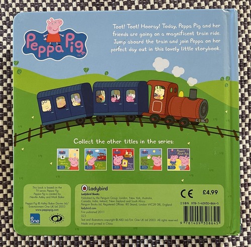 PEPPA and the BIG TRAIN - (Peppa Pig) - (Board Book 2011) - Picture 2 of 8