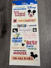 Vintage Disney Mickey Mouse Sandylion Craft Scrapbook Stickers One Sheet New