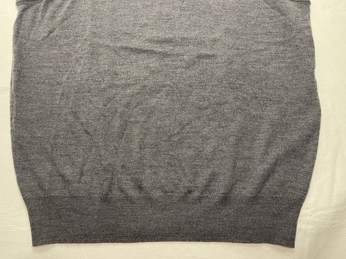 NWT Men's Peter Millar Crown Soft Quarter Zip Vest Large Charcoal ME0S54 *FLAW* - Picture 3 of 14