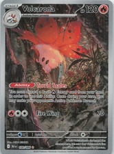 Volcarona Holo Illustration Rare SV: Black Bolt 100/086 NM on eBay