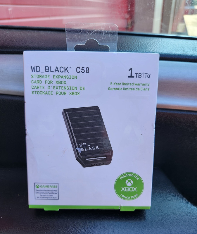 WD_BLACK C50 1TB Black Storage Expansion Card for Xbox Series X|S Console