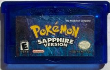 Nintendo Gameboy Advance Pokemon Sapphire GBA New Battery 100% Authentic Used!
