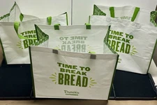 Panera Bread Catering Tote Bag XLarge  Reusable 21x12x18  Set of 3