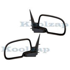 For Chevy Silverado Pickup Truck, Tahoe Yukon Manual Rear View Mirror SET PAIR