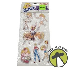 Barbie Sports Puffy Sticker Sheet Variety Set 1984 Mattel Item No. 00175 NEW