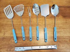 Vintage  Kitchen Utensil Set 7pc Chromium Pla...