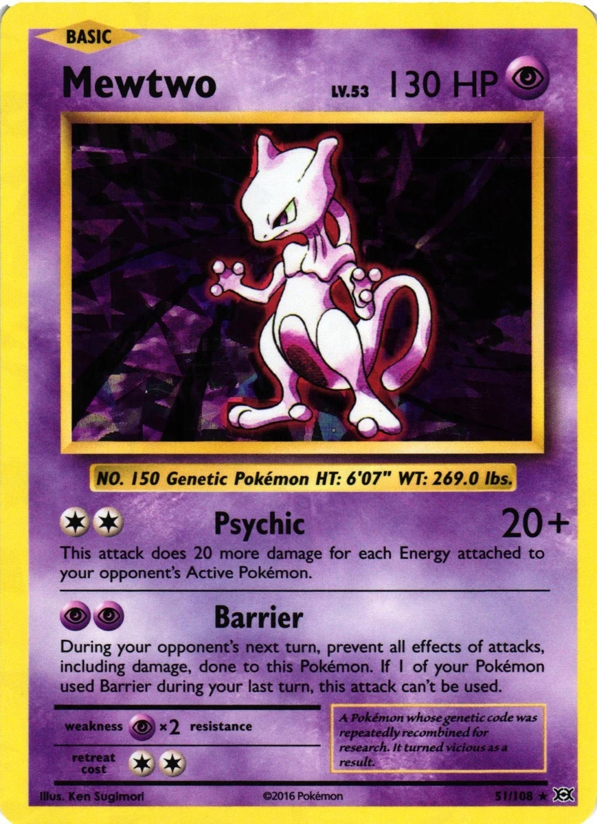 Mewtwo Pokmon Individual Trading Cards for sale - eBay