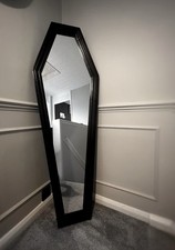 3/4 Gothic Coffin Mirror Wall Mounted (Made to order upto 6 weeks)
