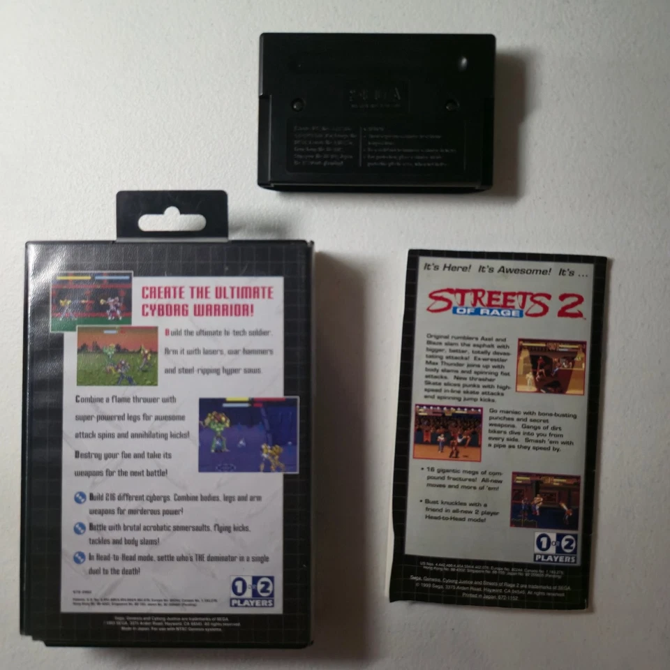 Cyborg Justice Sega Genesis Video Game 16-Bit Multiplayer - Image 3 of 3
