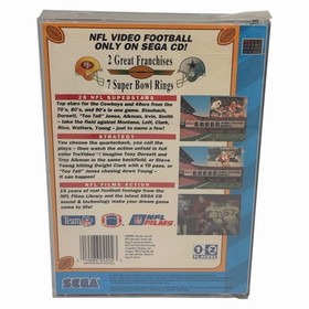NFL&rsquo;s Greatest San Francisco vs. Dallas (Sega CD, 1993) Disc & Case Tested
