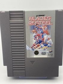 Blades Of Steel (Nintendo, NES, Konami) With Manual - Tested!