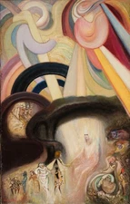 Fantasy, Imagination : 1913 : Franciszek Siedlecki : Archival Art Print