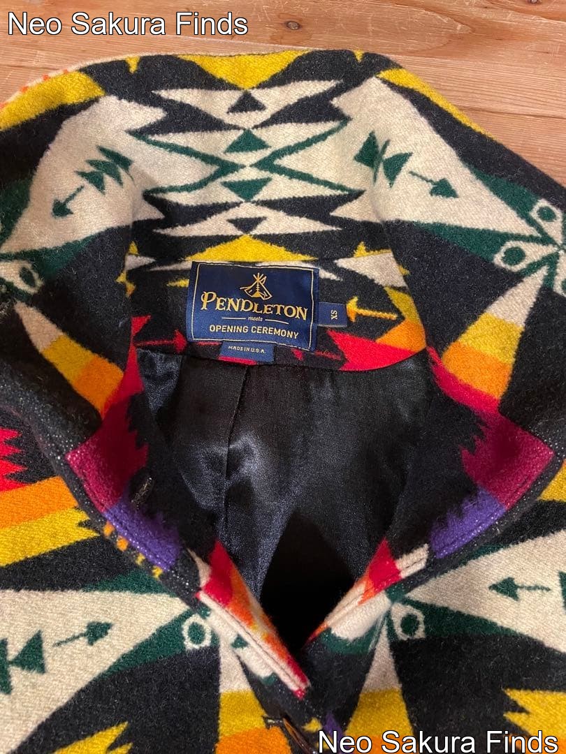 Pendleton Opening Ceremony Coat Pattern Geometric - image 2