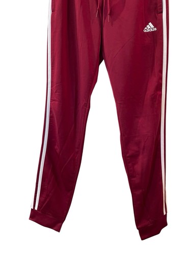 Adidas HP0009 Originals Damen Slim Fit gerades Bein Hose burgunderrot Small neu mit Etikett - Bild 5 von 8