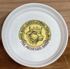 The Mustard Shop Lord Nelson Pottery England Trinket Tray Dish Bowl 5.5” w Cow