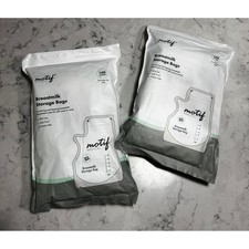 Lot of 2 Motif Medical Breastmilk Storage Bags 200 Total 100 Count Ea NEW SEALED