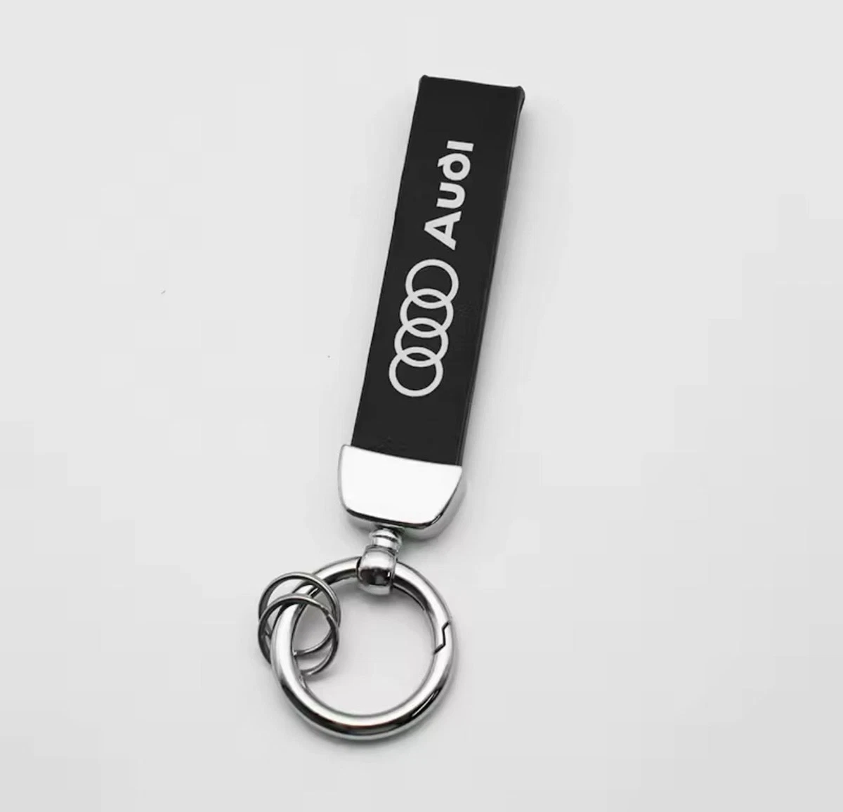 Audi Portachiavi Q4 e-tron pelle Nera 3182100301