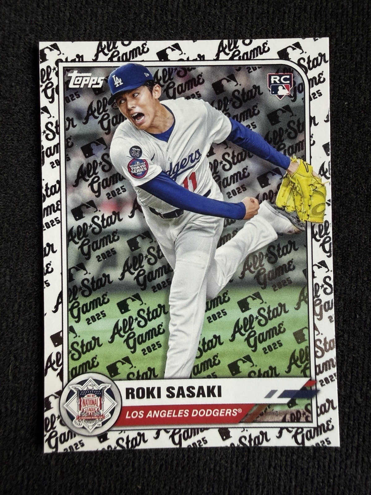 2025 Topps All Star Game #70 Roki Sasaki RC Los Angeles Dodgers Rookie