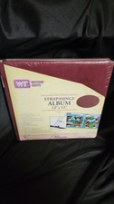 Westrim Crafts 12X12 Strap Hinge Album Soft Touch Letherette Burgandy Brand New