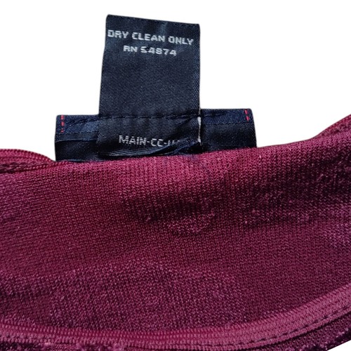 Vintage Limited Floral Velvet Shirt Burgundy Whimsigoth Top Small/Medium?** - Picture 6 of 9
