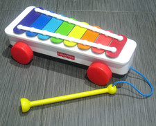 Fisher Price Classic Rolling Xylophone Toddler Musical Instrument EX