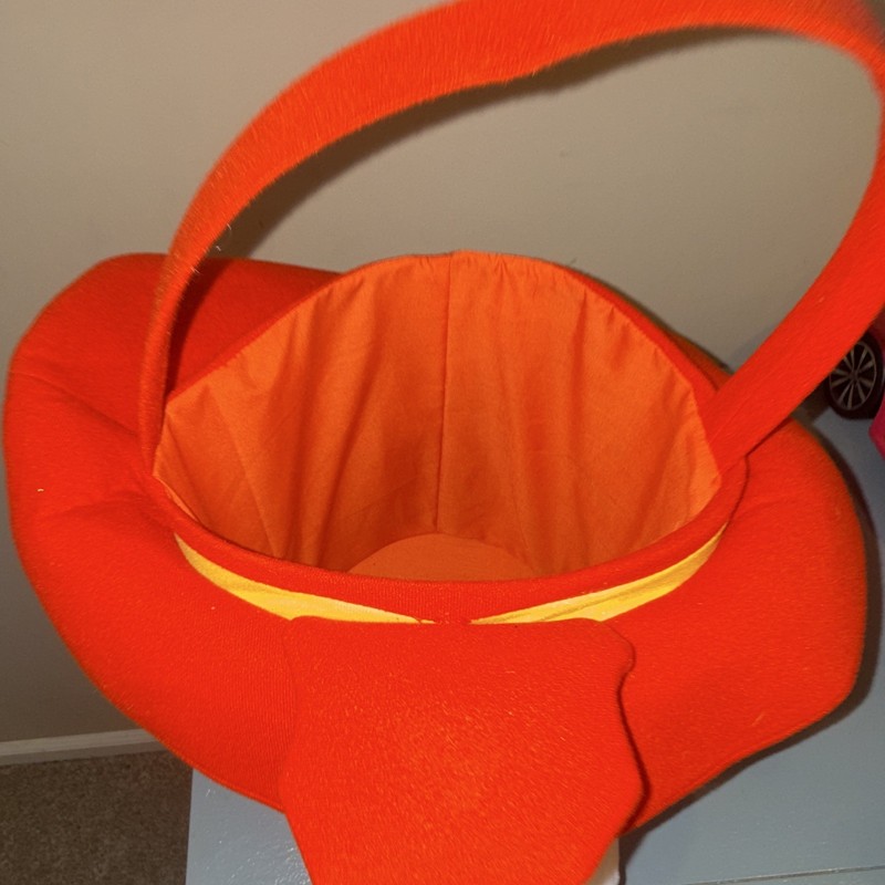 Nickelodeon Fabric Cartoon Basket, Orange/White/Yellow/Black, Kids