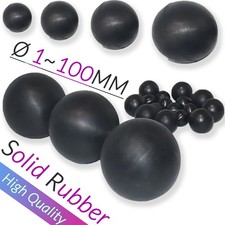 Nitrile Rubber Balls 2mm 2.5mm ~ 100mm Black Round Solid Rubber Ball Bouncy Ball