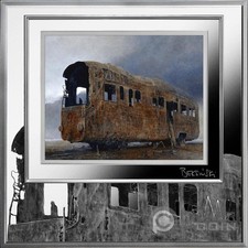 STREETCAR Zdzislaw Beksinski 1 Oz Silver Coin 1000 Francs Cameroon 2024