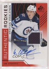 2018-19 SP Game Used Authentic Rookies Red Jersey Kristian Vesalainen Auto 12a0
